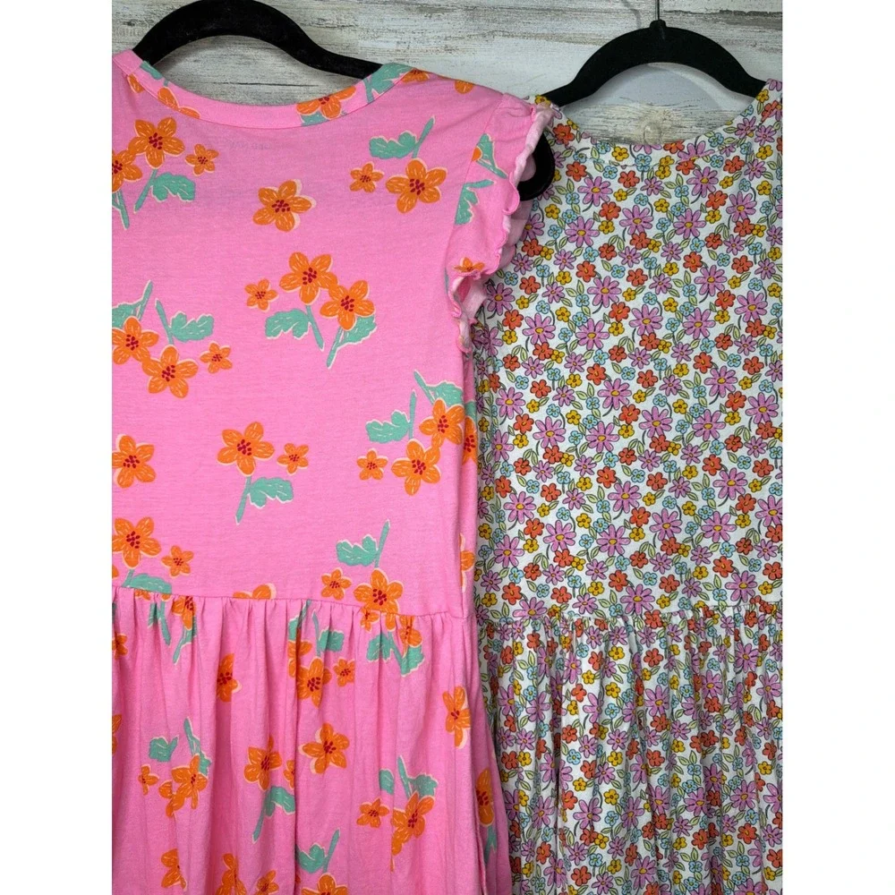 Old Navy Dress Bundle Girls XL 14/16 Pink White Floral Cottagecore EUC